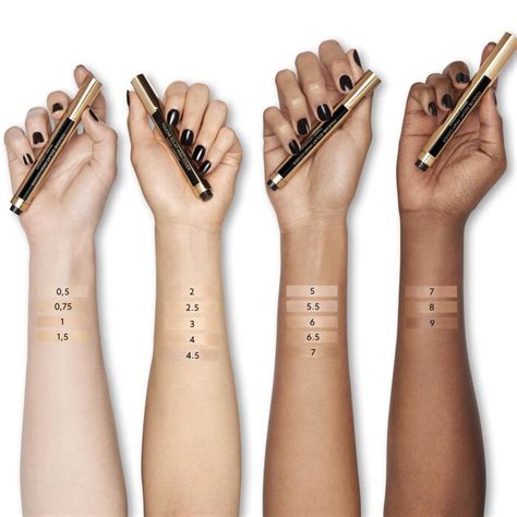 ysl under eye concealer|ysl touche eclat colour chart.